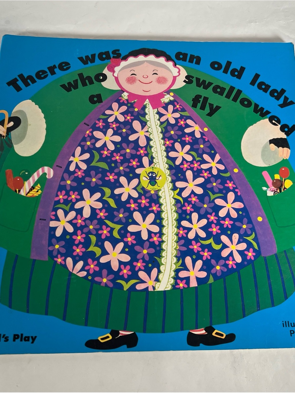 There was an old lady who swallowed a fly book